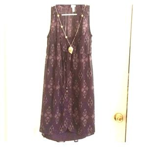 Purple floral Boho Summer dress!